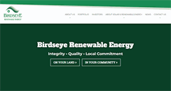 Desktop Screenshot of birdseyeenergy.com